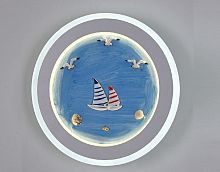Светильник светодиодный Мелодия Света Море 6049-29W White картинка 